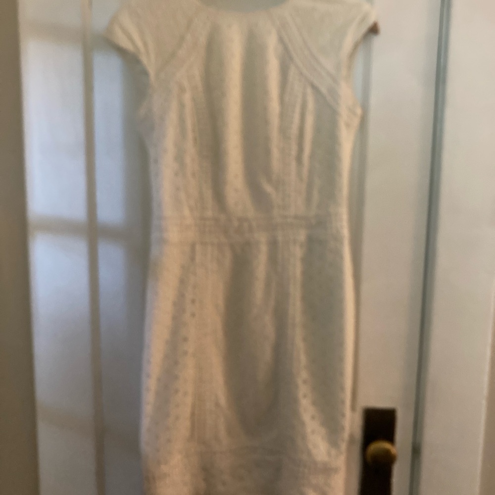 Elegant White Lace Dress